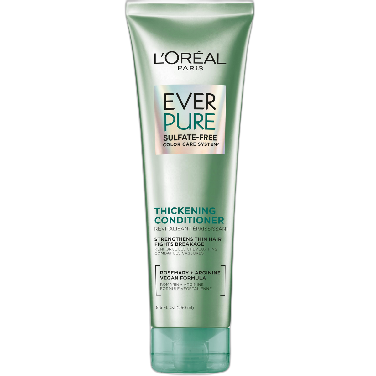 L'Oreal Paris Thickening Sulfate Free Conditioner, Thickens + Strengthens Thin, Fragile Hair, Hair Care with Rosemary Leaf, EverPure, 8.5 Fl Oz (Packaging May Vary)