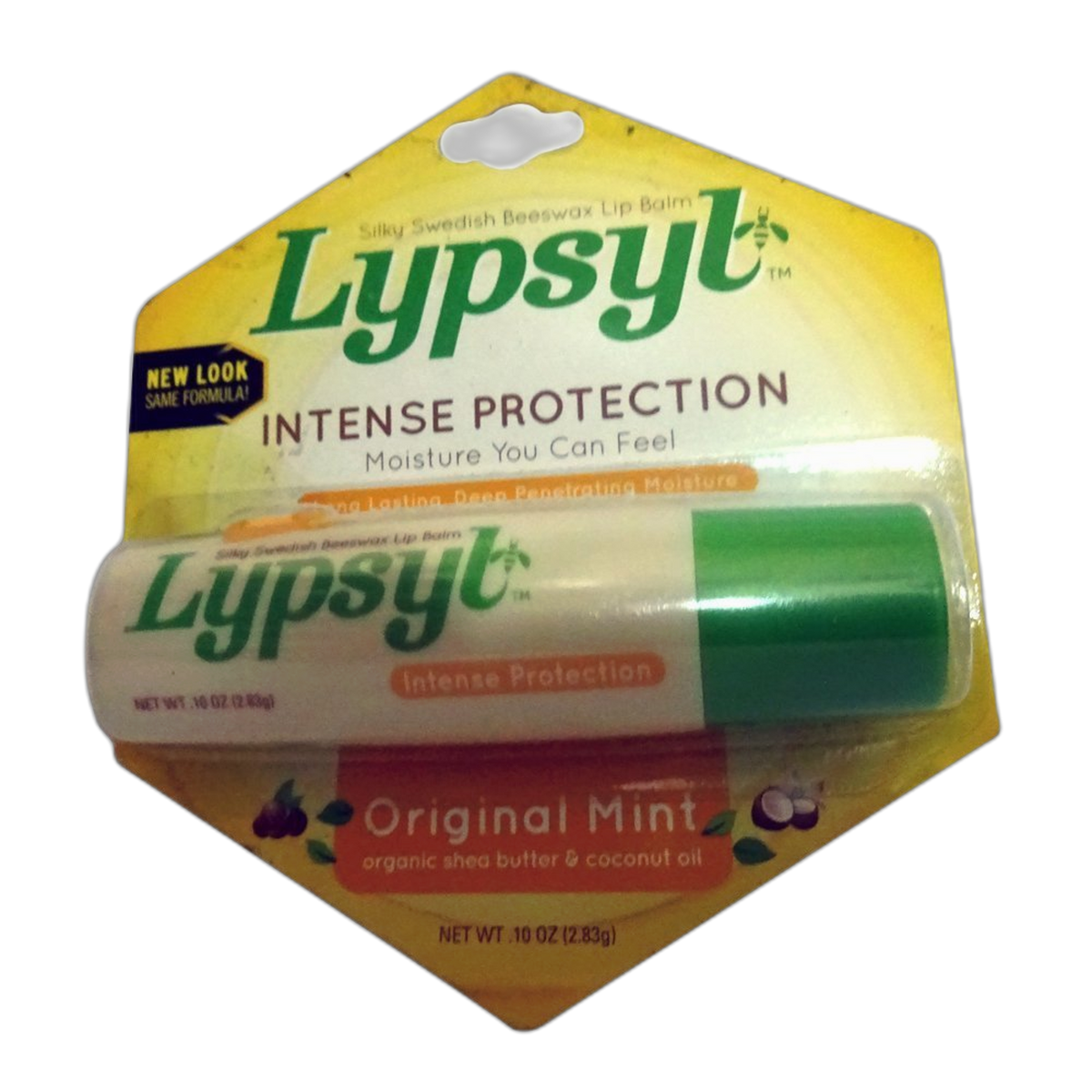 Lypsyl Intense Protection Original Mint, Lip Balm 0.10 oz (Pack of 3)