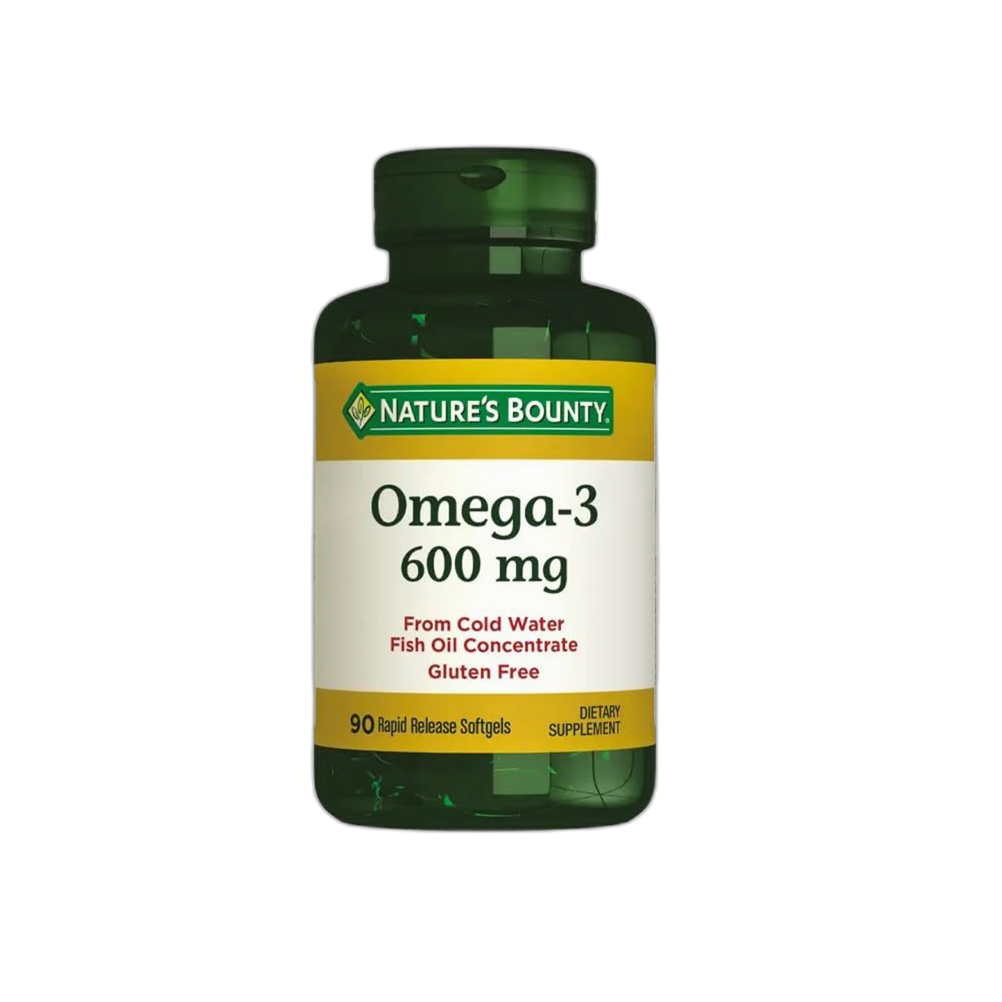 Nature's Bounty Fish Oil 2400 mg Double Strength Odorless 90 Softgels (Pack of 3)