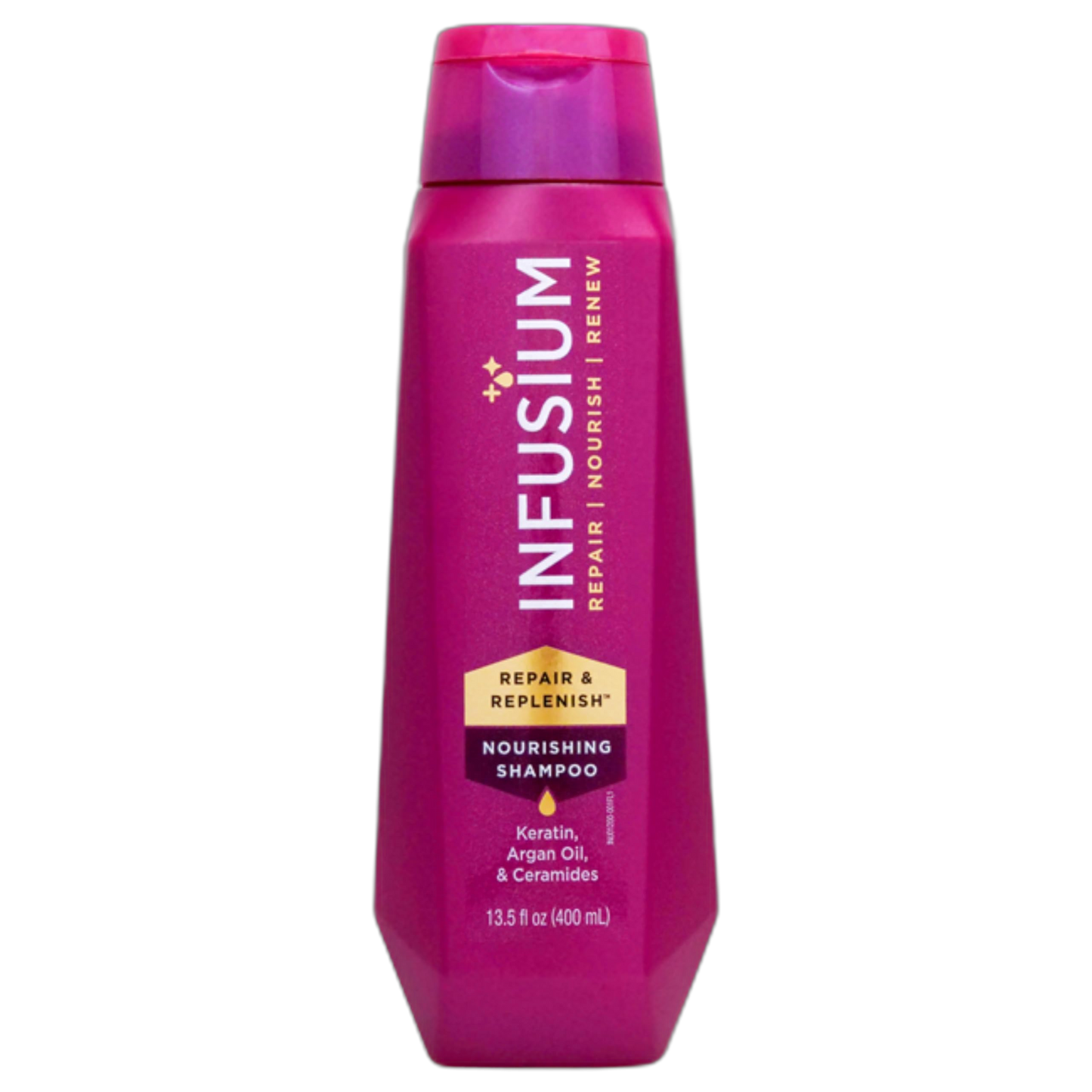 Infusium Moisturize and Replenish Shampoo - Infused with Avocado and Olive Oil - Hair Care for Dry Hair - Moisturizing Shampoo for Women - 13.5 oz