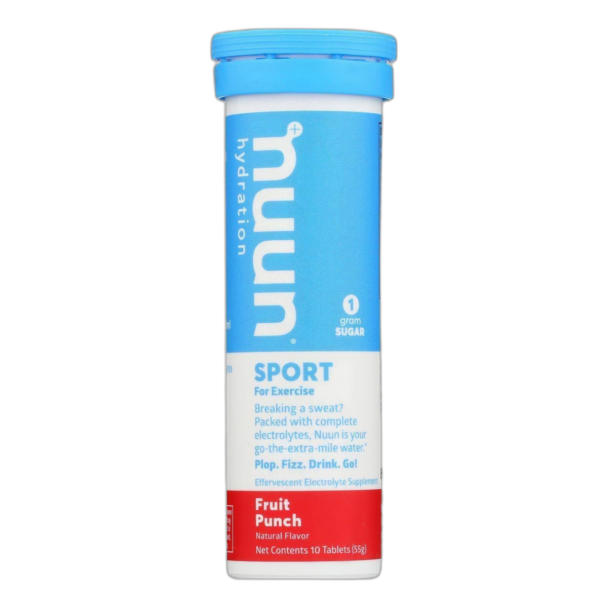 NUUN Fruit Punch Drink Tabs, 10 CT