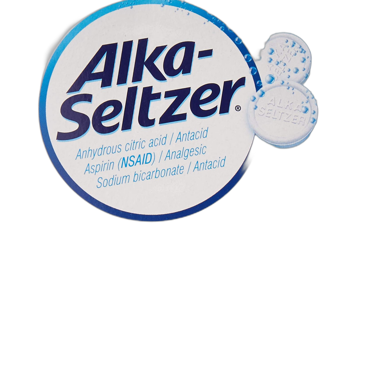 Alka-Seltzer Original Effervescent Tablets, 36 Count (Pack of 2)