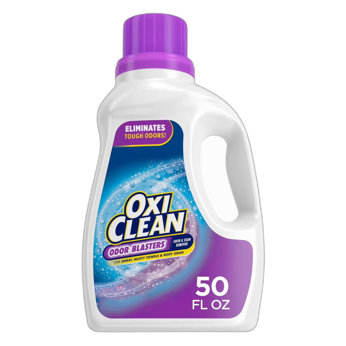 OxiClean Odor Blasters Odor and Stain Remover Laundry Booster Liquid, 50 fl oz