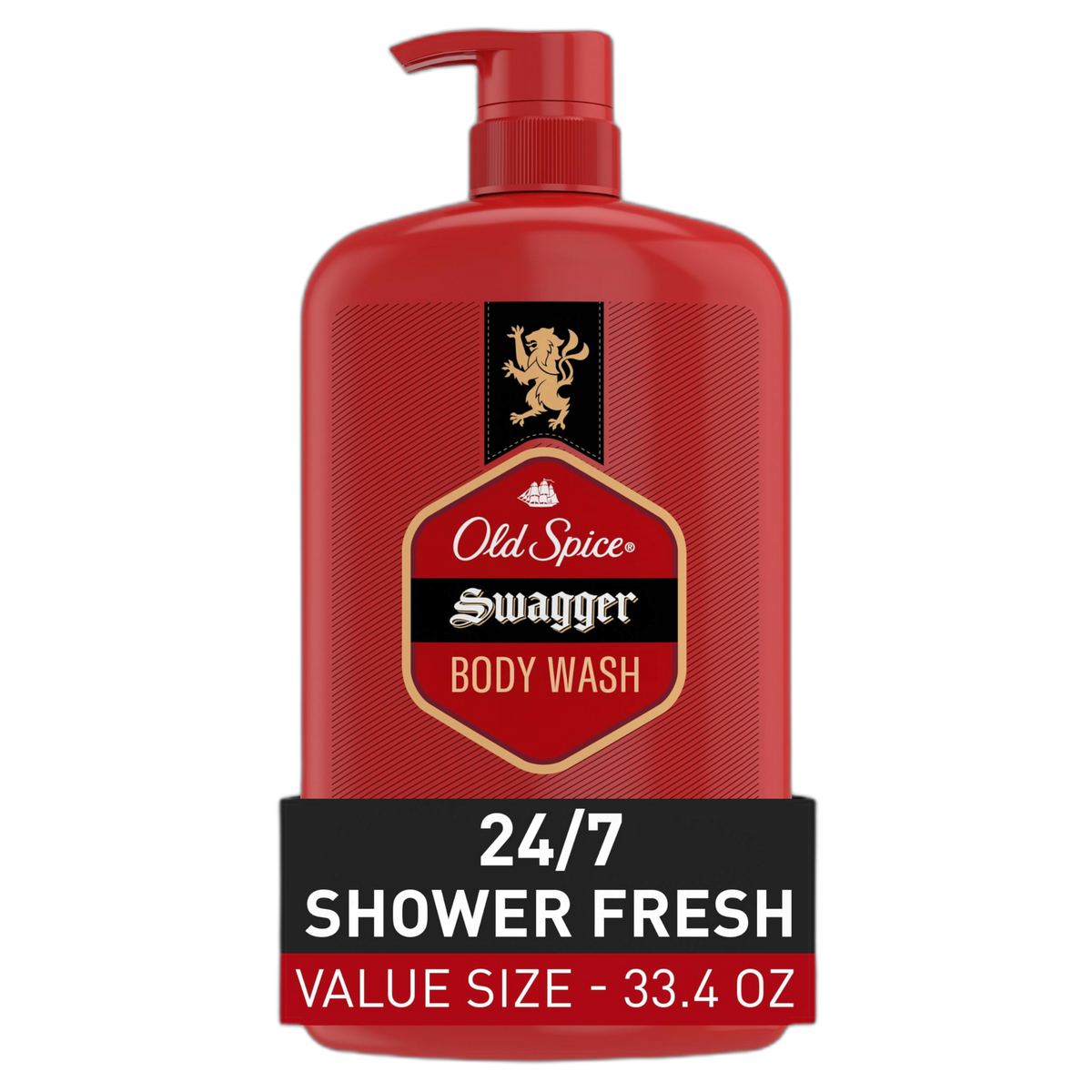 Old Spice Swagger Scent of Confidence, Body Wash for Men, 33.4 fl oz