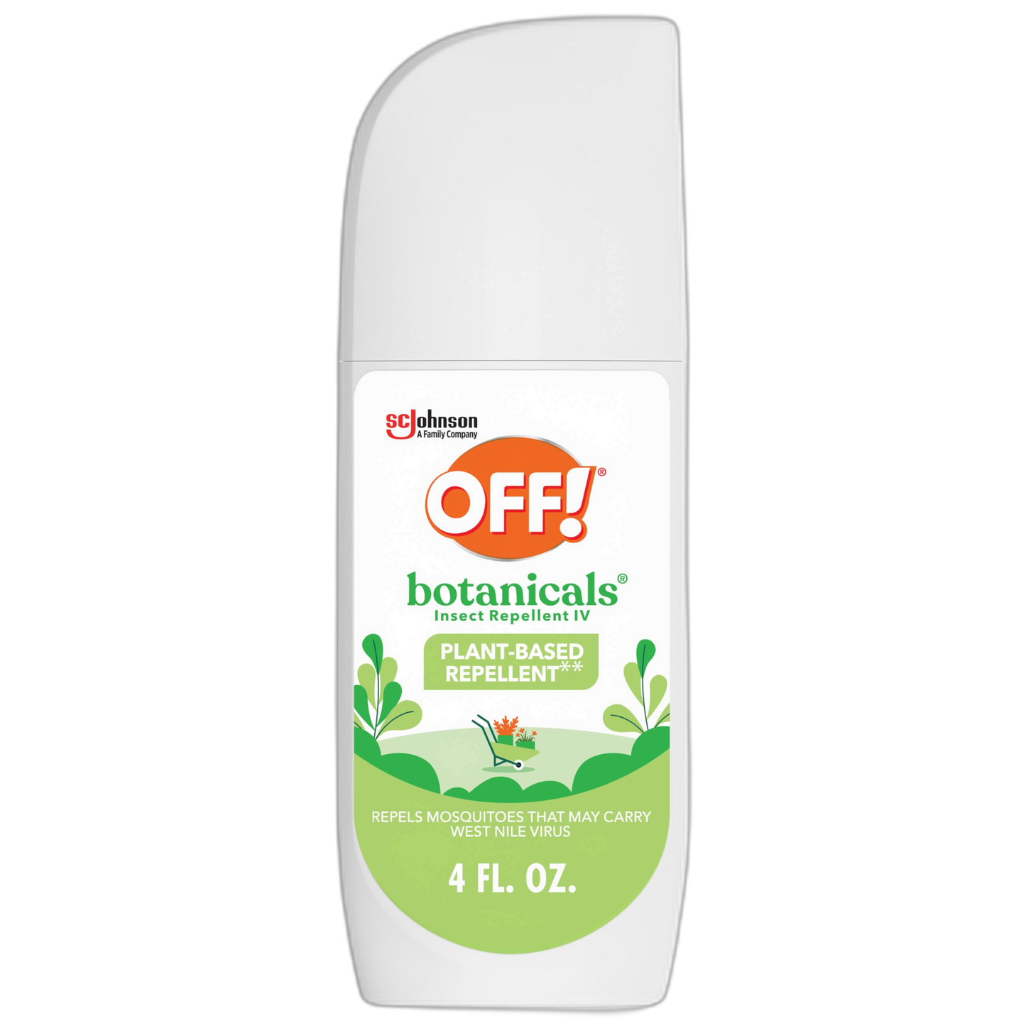 OFF! Botanicals Insect Repellent, Plant-Based Bug Spray & Mosquito Repellent, 4 Oz