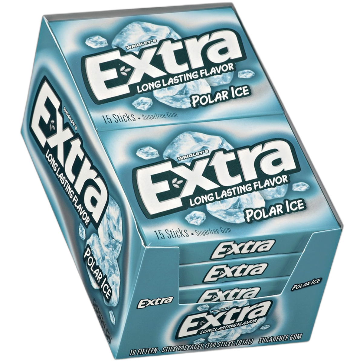 Extra Polar Ice Gum - 15 piece pks. - 10 ct. ( Gum that you like most )