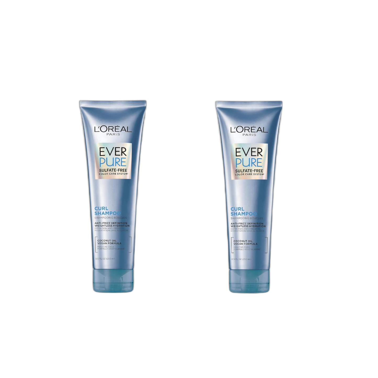 L'Or?al Paris EverCurl HydraCharge Shampoo Sulfate Free, 8.5 Fluid Ounce (Pack of 2)