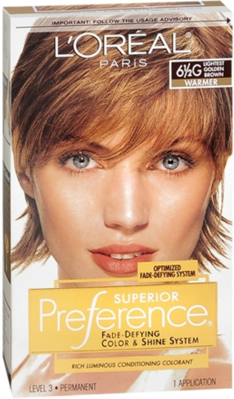L'Oreal Preference #6-1/2g Ltst Gld Brn product image 1