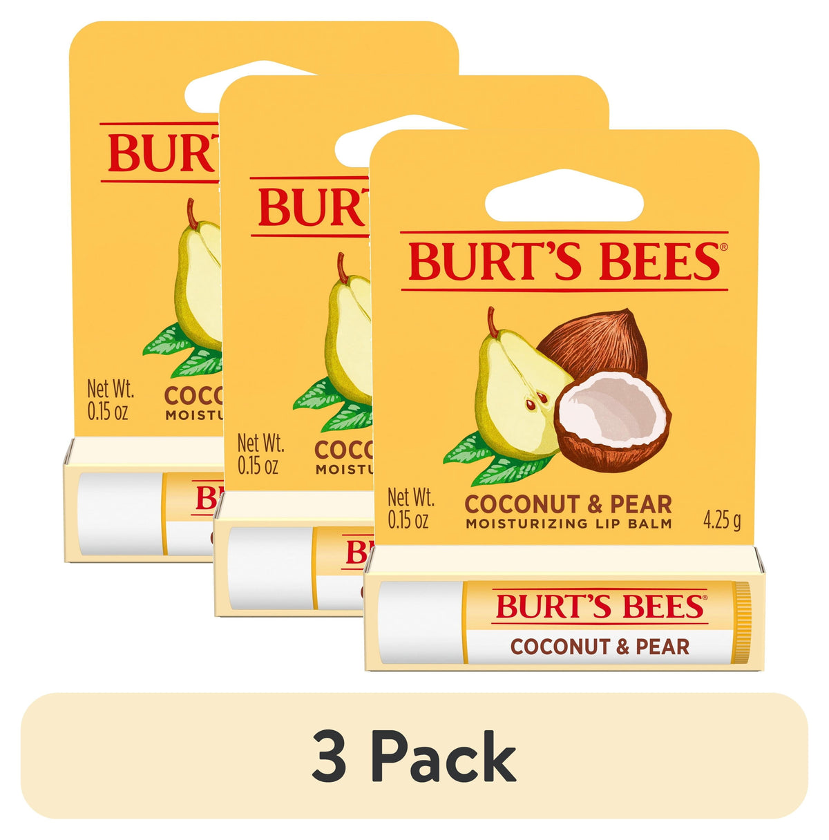 Burt's Bees Lip Balm .15oz Coconut product image 1