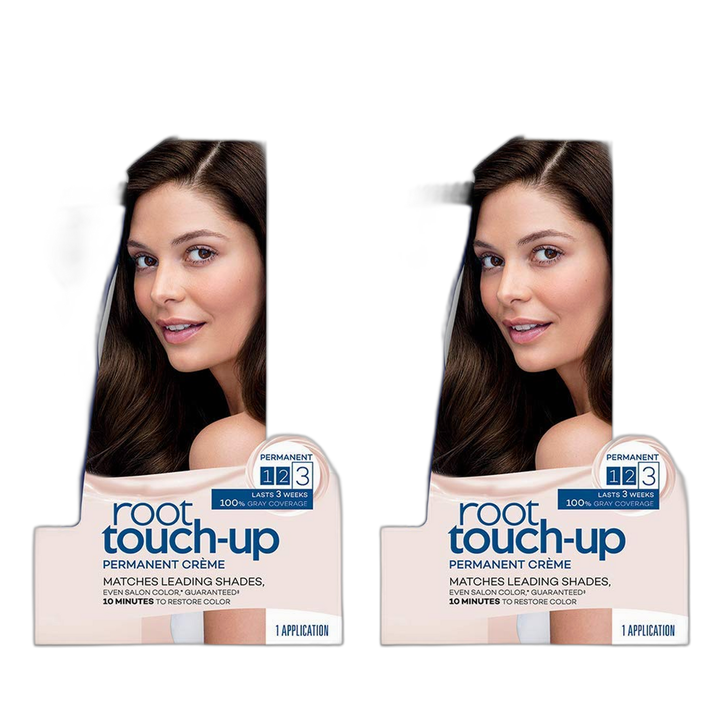 Clairol Root Touch-Up by Nice'n Easy Permanent Hair Dye, 4 Dark Brown Hair Color, 2 Count