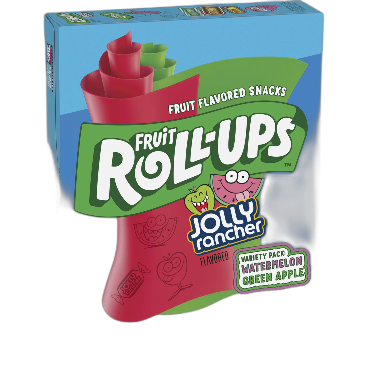 Fruit Roll-Ups Fruit Flavored Snacks, Jolly Rancher, Variety Pack, 10 ct