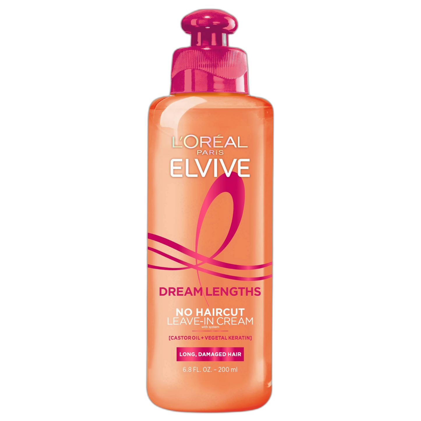 L'Oreal Paris Elvive Dream Lengths No Haircut Cream Leave In Conditioner, 6.8 fl. oz.