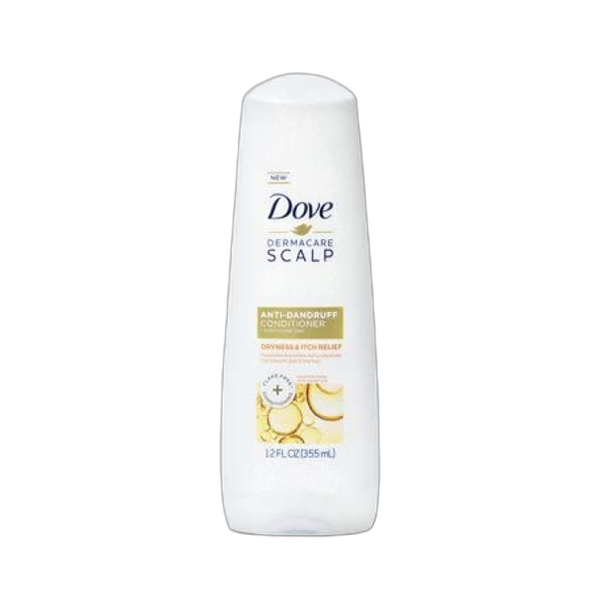 Dove DermaCare Scalp Dryness & Itch Relief Conditioner 12 oz (Pack of 4)