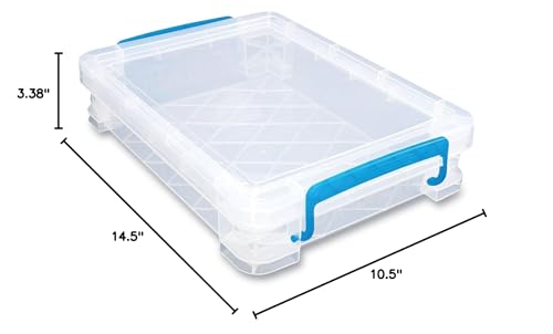 Advantus Super Stacker Document Box, Clear (36873)