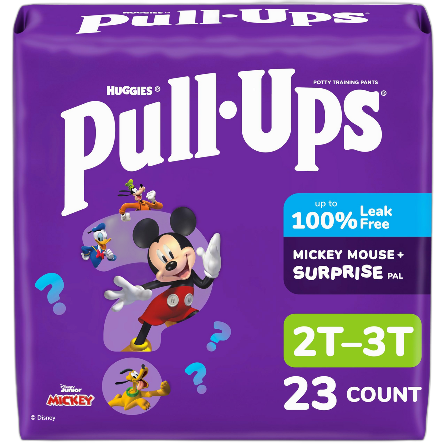 Pull-Ups Boys' Potty Training Pants, Size 2T-3T Training Underwear (16-34 lbs), 23 Count