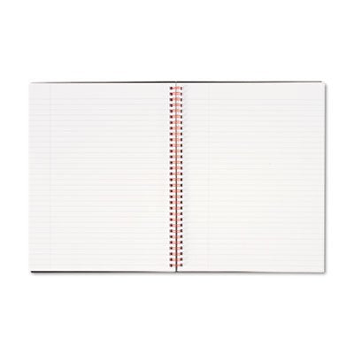 Black n'Red K66652 Twin Wire Poly Cover Notebook, Legal Rule, 11 x 8 1/2, 70 Sheets