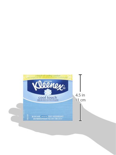 Kleenex Cool Touch Facial Tissues, Cube Box, 50 Count (Pack of 1)