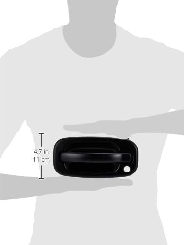 GM Genuine Parts 19245505 Primed Driver Side Front Exterior Door Handle with Retainer and Clip