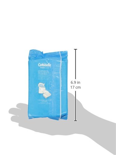 Cottonelle FreshCare Flushable Cleansing Cloths Pouch, 42 Count (Pack of 8)