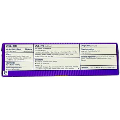 Desitin Diaper Rash Paste, 4 oz (5 Pack)