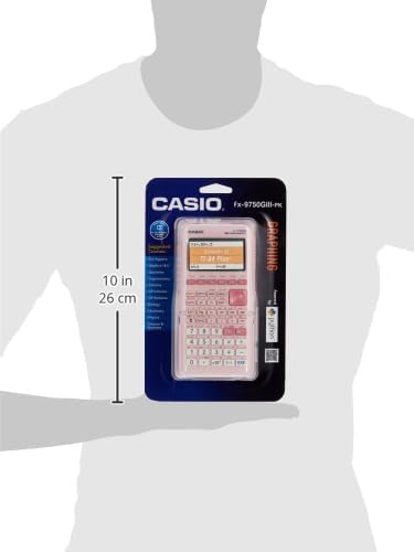 Casio fx-9750GIII Pink Graphing Calculator (fx-9750GIII-PK)
