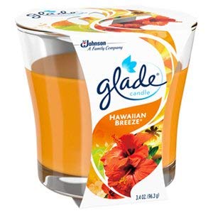 Glade Candle, Hawaiian Breeze, 3.4oz 046500769566F296 (Pack of 2)
