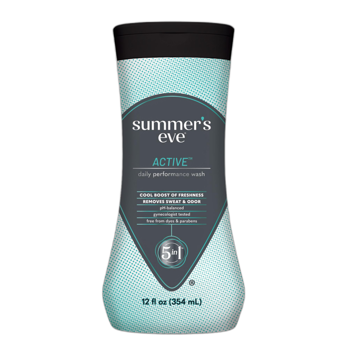 Summer's Eve Active Daily Performance All Over Feminine Body Wash, Feminine Wash pH Balanced, 12 fl oz