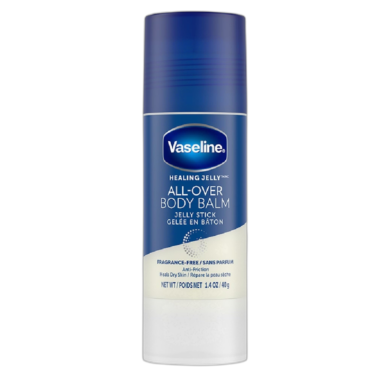 Vaseline Body Balm Stick For Dry Skin Relief Unscented Targeted Healing for Hard-to-Reach Spots 1.4 oz