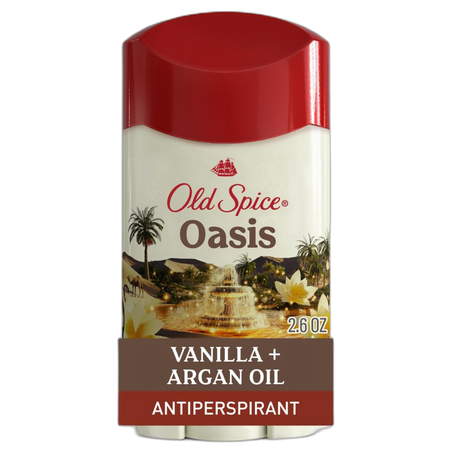 Old Spice Antiperspirant & Deodorant for Men, Oasis Scent with Vanilla Notes, 2.6 oz