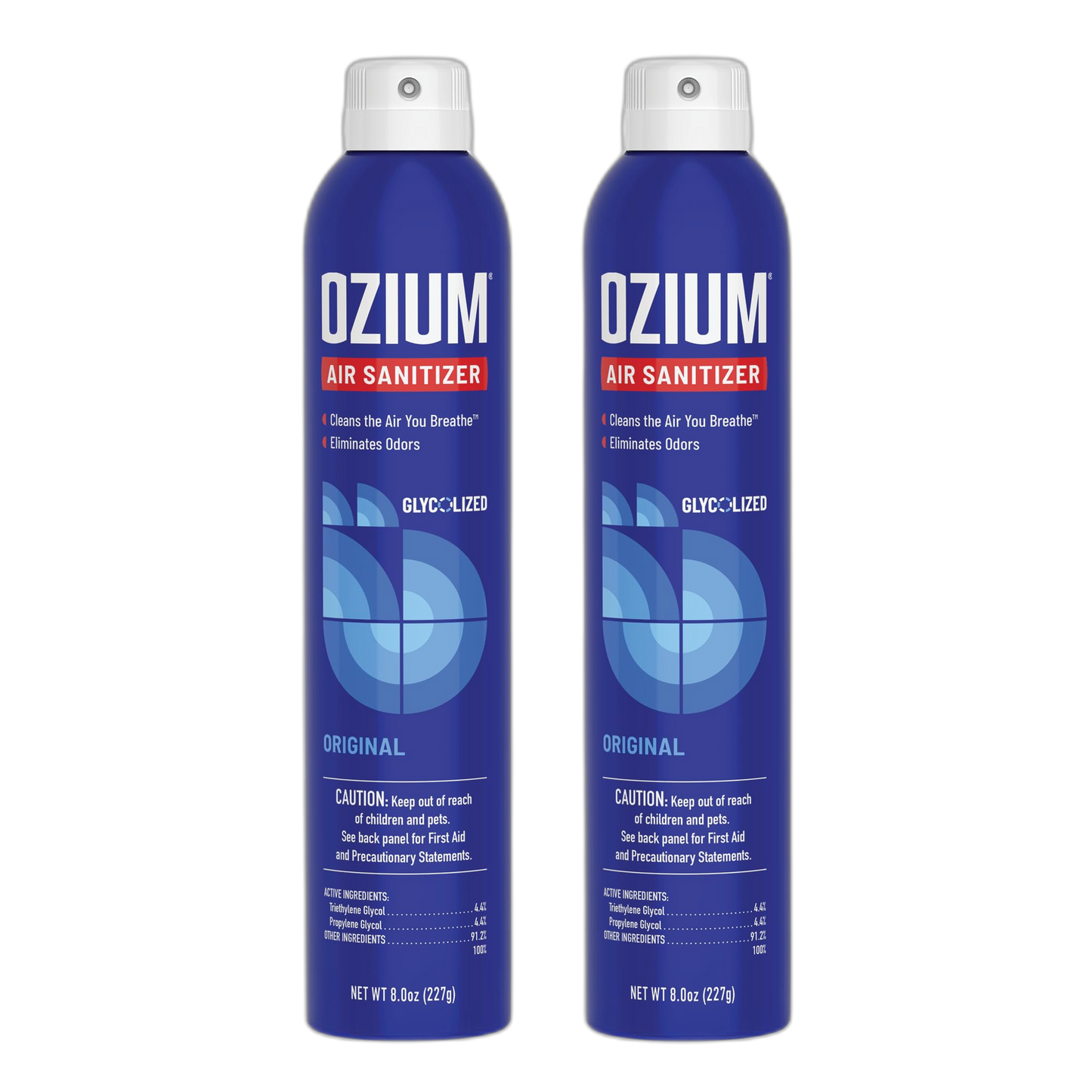 Ozium 8 Oz. Air Sanitizer & Odor Eliminator for Homes, Cars, Offices and More, Original Scent, Pack of 2