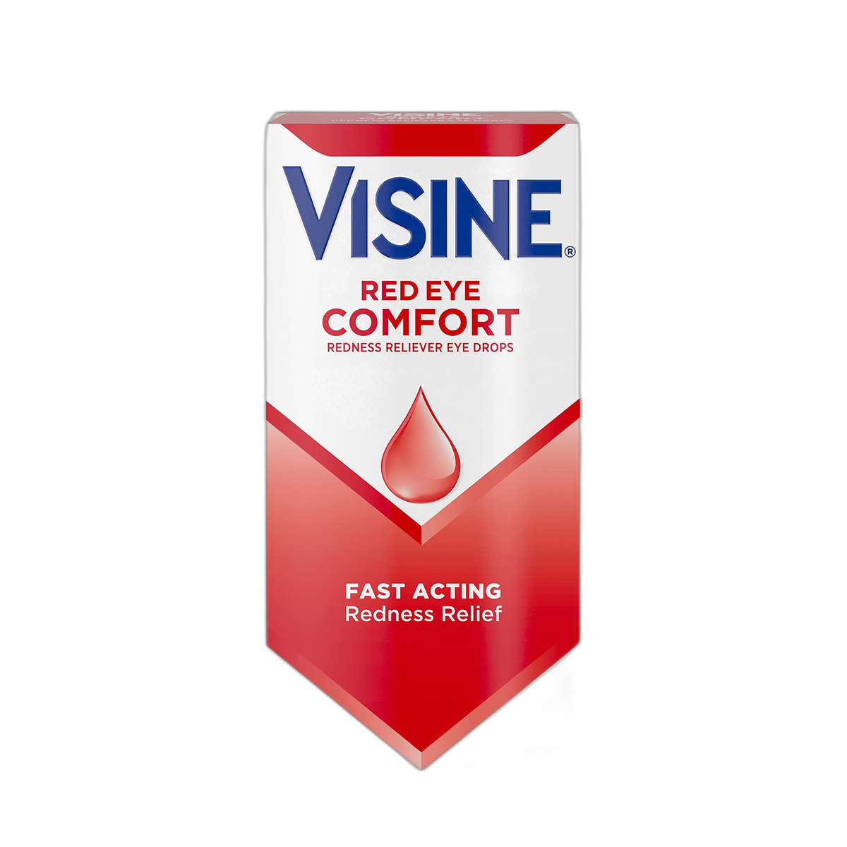 Visine Red Eye Comfort Redness Relief Eye Drops to Help Relieve Red Eyes Due to Minor Eye Irritations Fast, Tetrahydrozoline HCl, 0.5 fl. oz