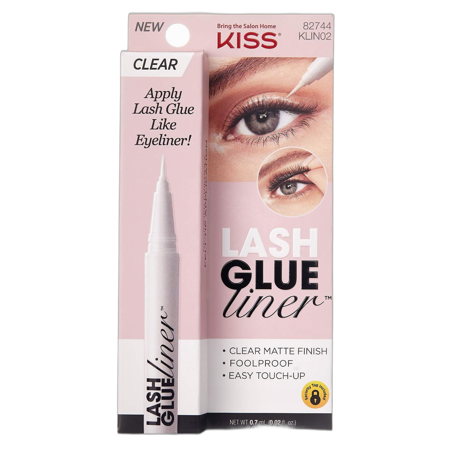 Kiss Lash Glue Liner Clear 0.02 Ounce (Pack of 6)