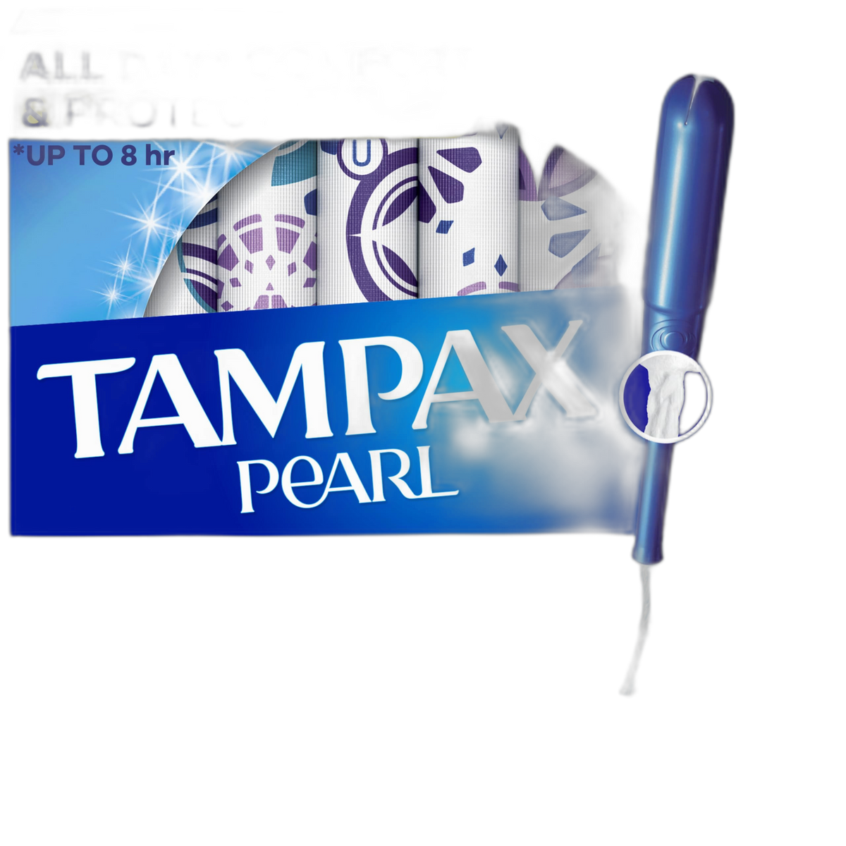 Tampax Pearl Tampons, with LeakGuard Braid, Ultra Absorbency, Unscented, 32 Count