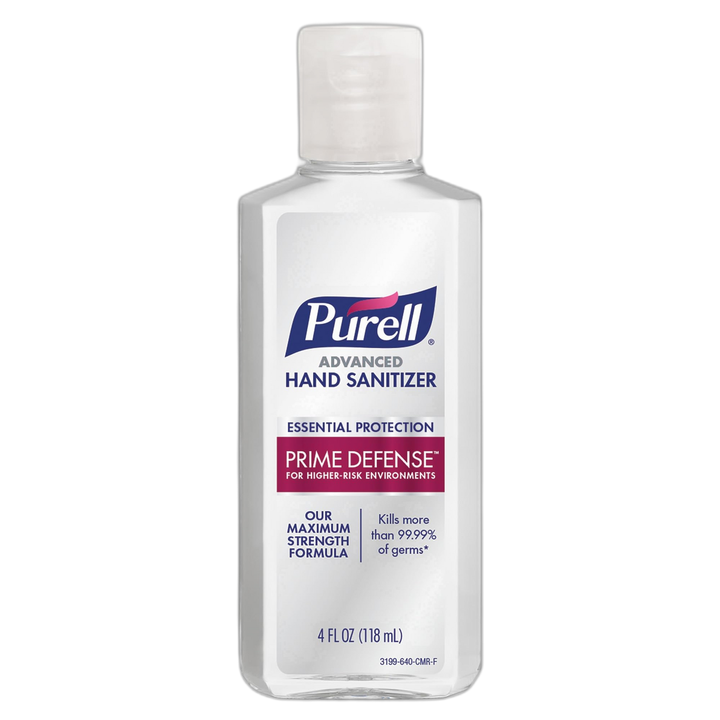 PURELL PRIME DEFENSE Advanced Hand Sanitizer, Essential Protection, 4 fl oz Travel Size Bottle (Pack of 1) - 3199-12-CMR