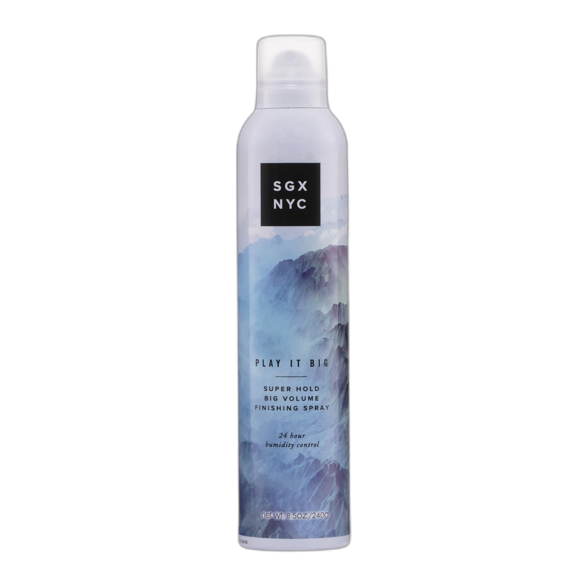 SGX NYC Play it Big Volumizing Finishing Hair Spray - Long Lasting Hair Spray with Anti Frizz Finish - Paraben Free with Coconut Oil - 8.5 oz