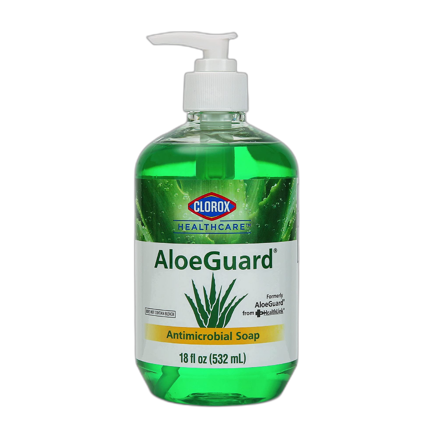 Clorox Healthcare AloeGuard Antimicrobial Soap 18 Ounce Antimicrobial Hand Soap from for Healthcare Professionals | Hand Soap for Everyday Use with Aloe Vera to Soothe & Moisturize Hands