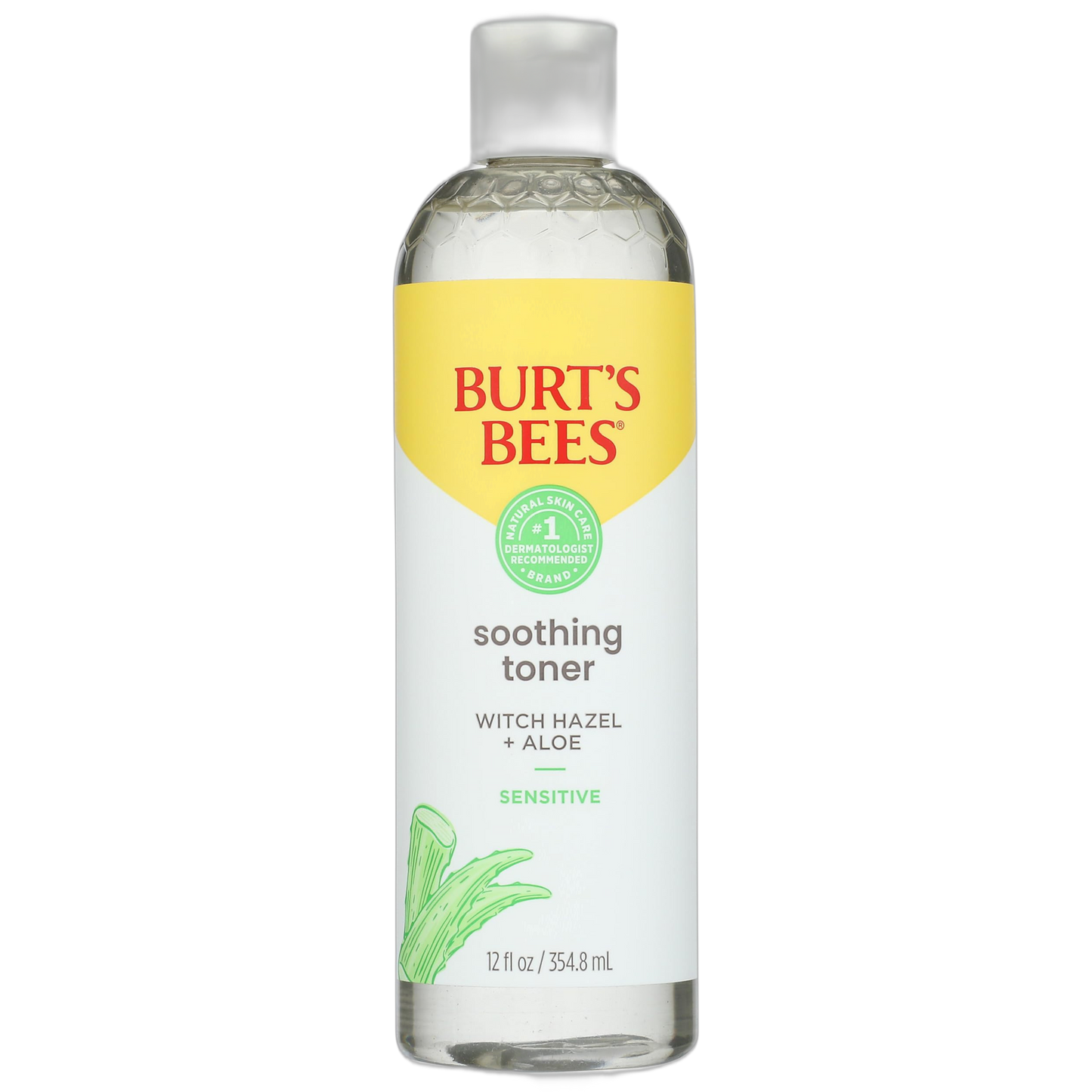 Burts Bees Sensitive Toner With Aloe Vera Unisex 12 oz