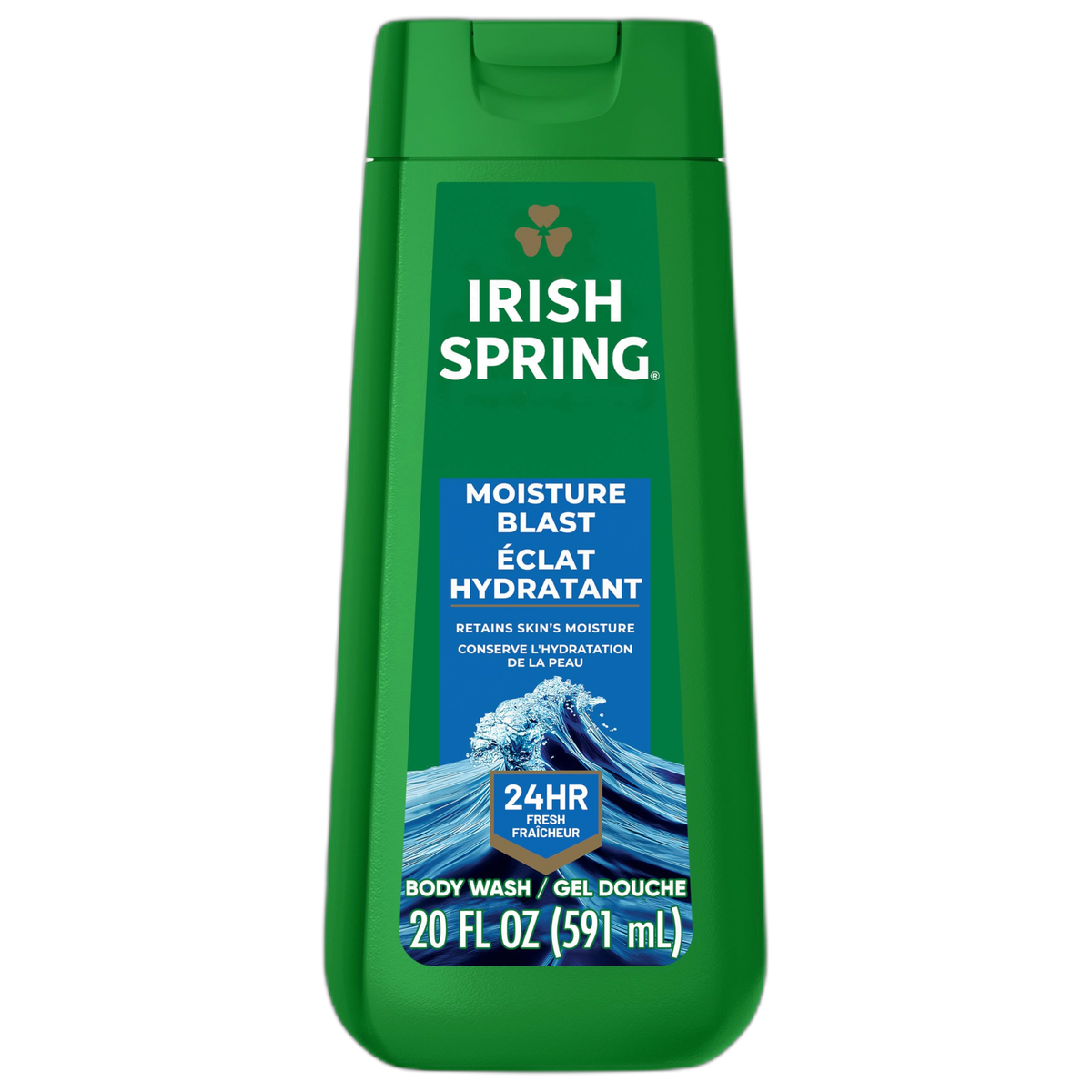 Irish Spring Moisture Blast Body Wash for Men, 20 Oz