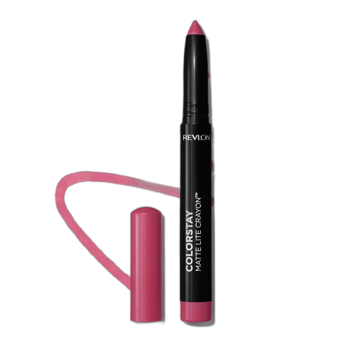 REVLON ColorStay Matte Lite Crayon Lipstick with Built-in Sharpener, Smudge-proof, Water-Resistant Non-Drying Lipcolor, 006 Lift Off, 0.049 oz