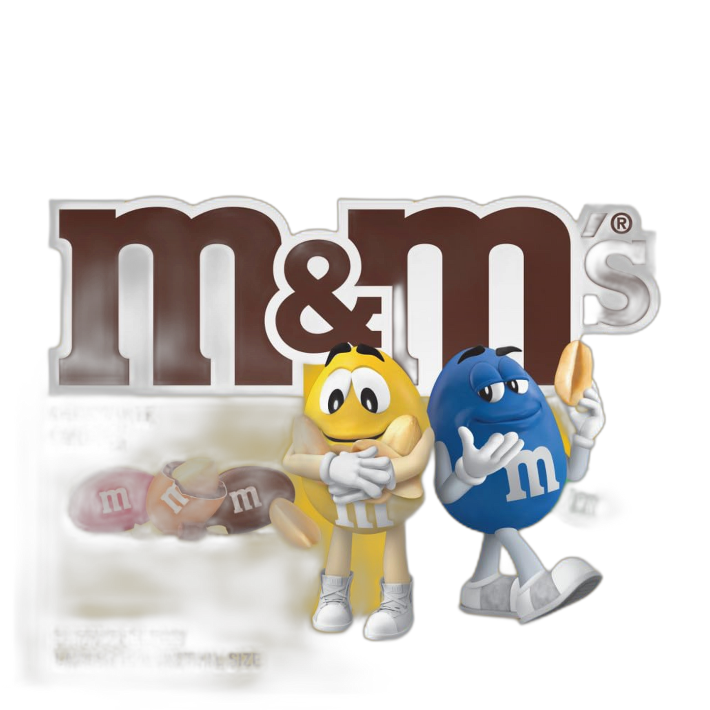 M&M'S Peanut Milk Chocolate Candy, Family Size, 18.08 oz Resealable Bulk Bag