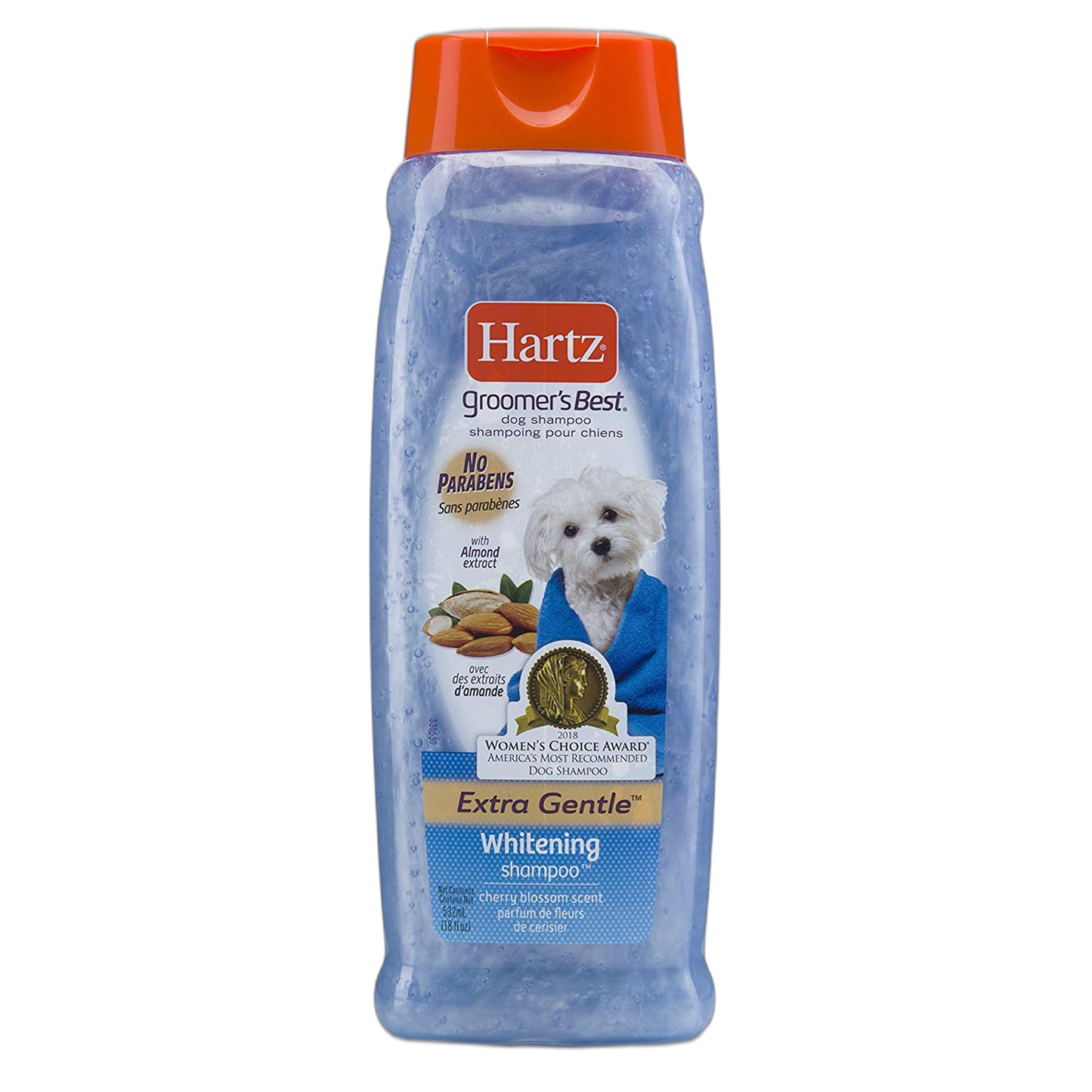 Hartz Groomer's Best Whitening Dog Shampoo, 18 Ounce Bottle