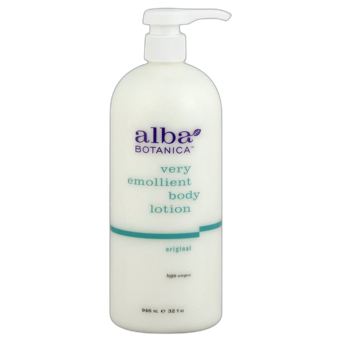 Alba Botanica Very Emollient Body Lotion, Original, 32 oz. (Packaging May Vary)