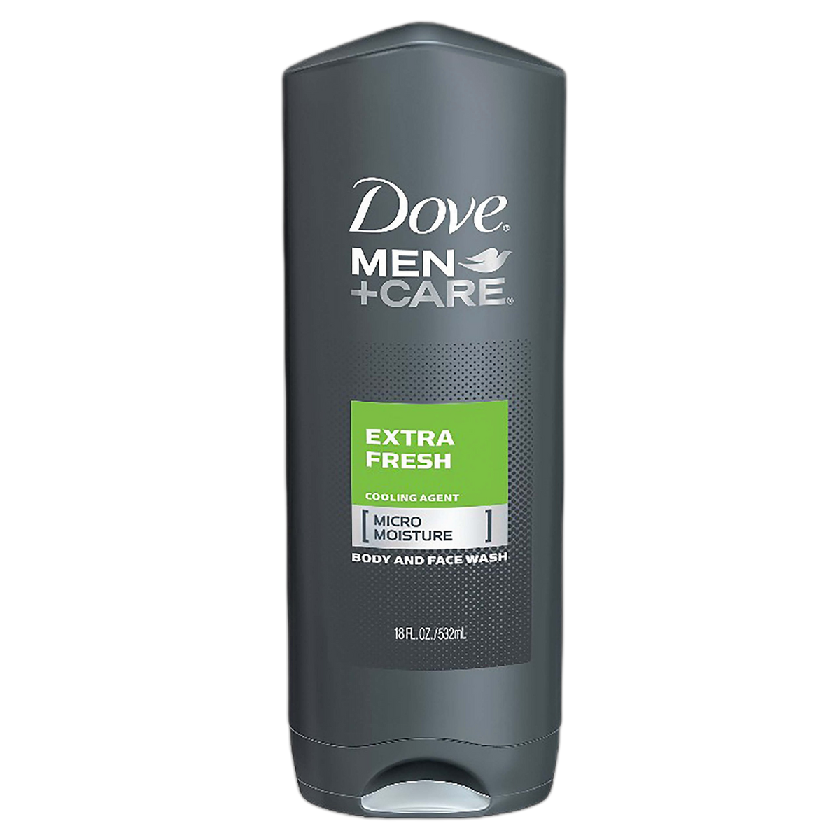 Dove Men+Care Body and Face Wash Extra Fresh 18 oz for Dry Skin Effectively Washes Away Bacteria While Nourishing Your Skin