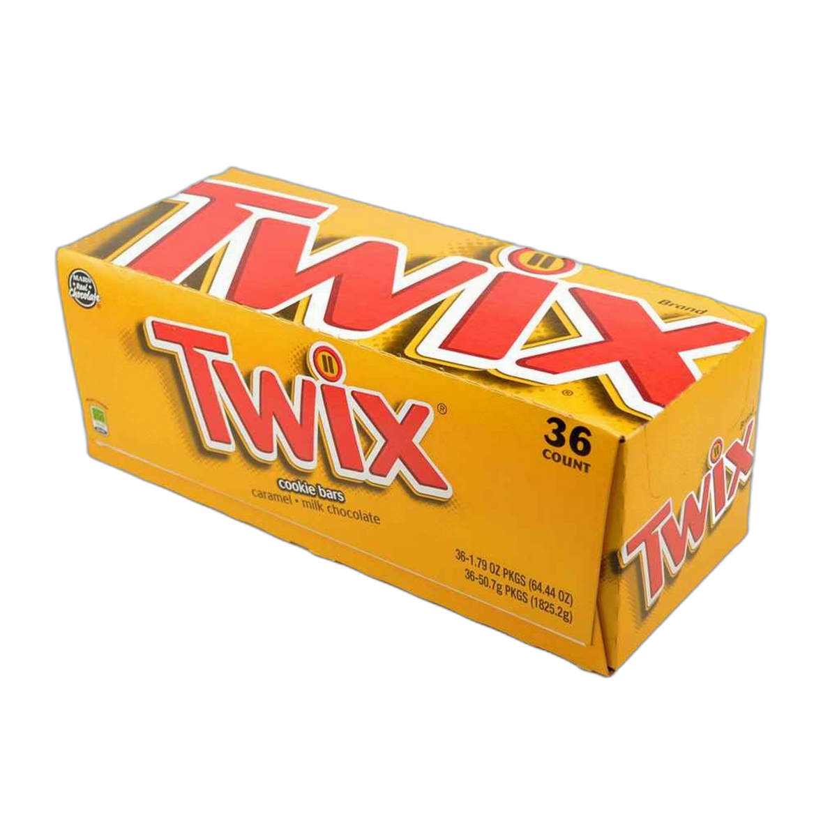 Twix Chocolate Caramel Cookie Bars Singles 1.79 oz, 36-Count