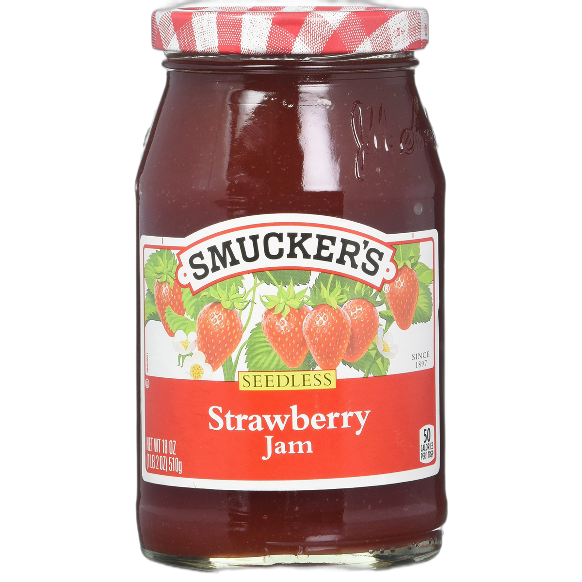 Smucker's Seedless Strawberry Jam, 18-Ounce (Pack of 6)