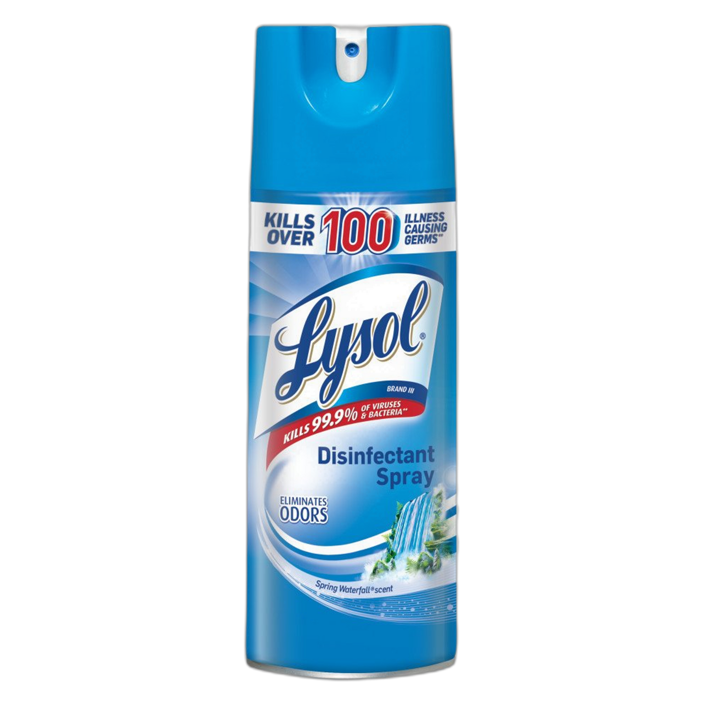 Lysol Disinfectant Spray, Spring Waterfall, 12.50-Ounce (Pack of 12)