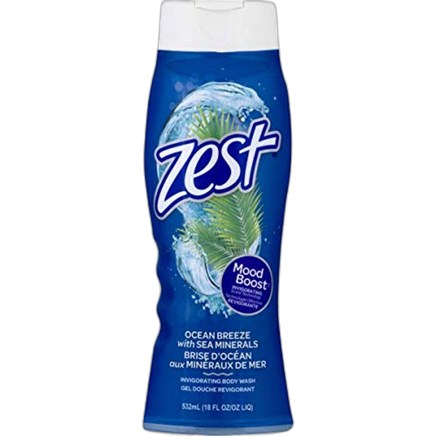Zest Body Wash, Ocean Breeze, 18 Fl Oz - Packaging May Vary