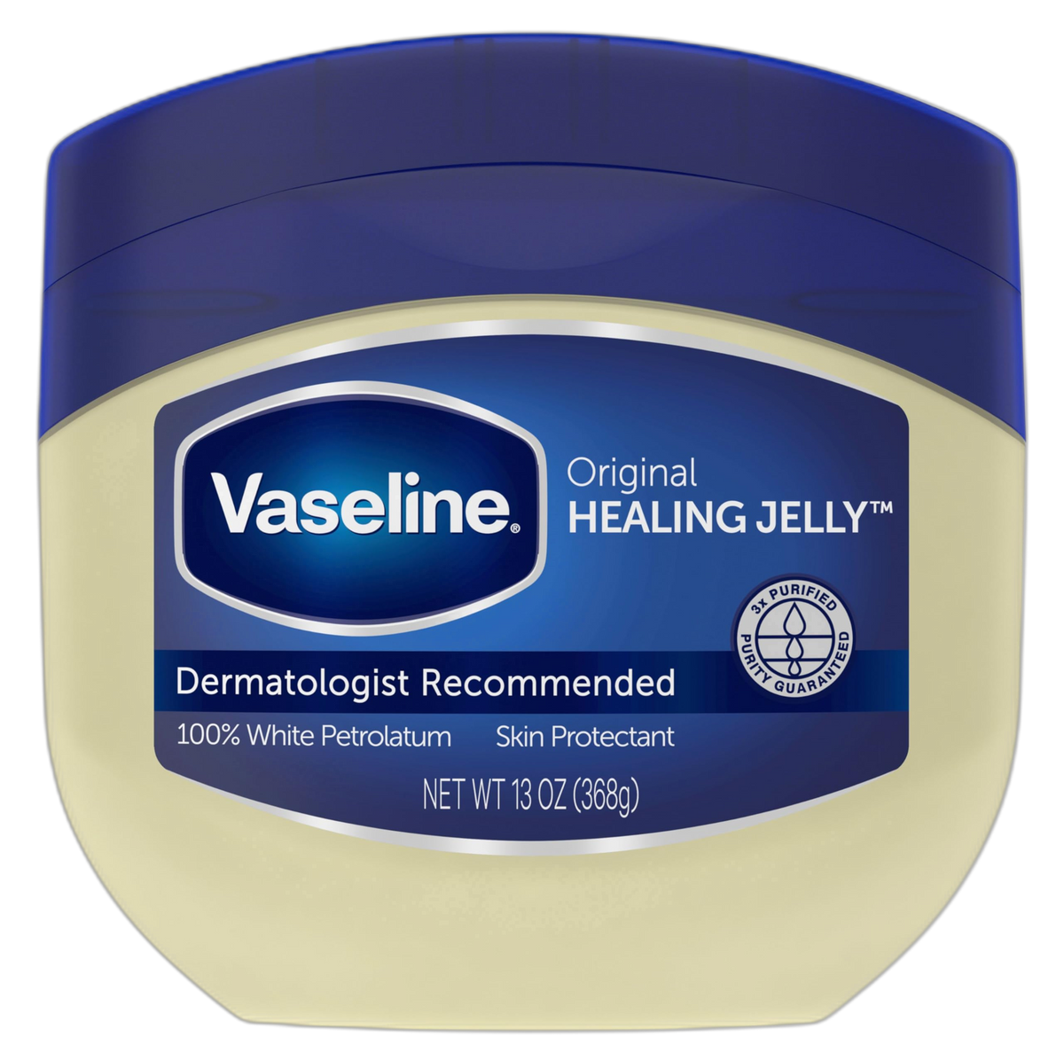 Vaseline Healing Jelly Original White Petroleum Jelly Protectant For Dry Cracked Skin and Eczema Relief Pure Petroleum Jelly 13 oz