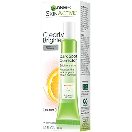 Garnier SkinActive Clearly Brighter Dark Spot Corrector with Vitamin C, 1 Fl Oz, (30mL), 1 Count (Packaging May Vary)