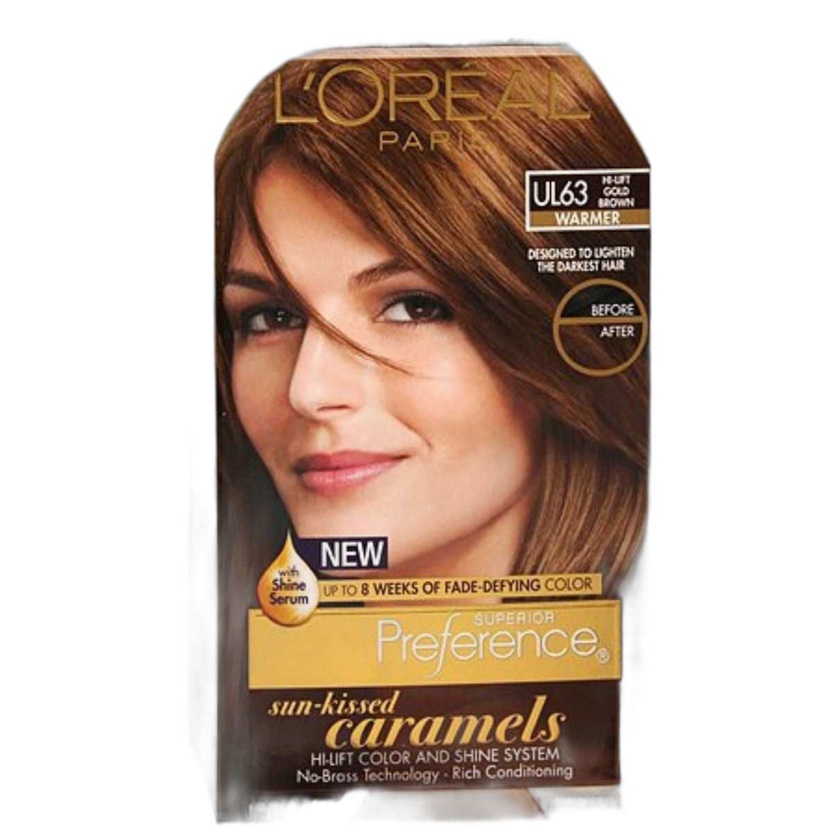 L’Oreal ParisSuperior Preference Preference Sun-Kissed Caramels, UL63 Hi-Lift Gold Brown 1 ea (Pack of 4)